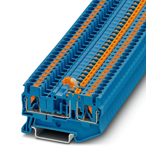 PHOENIX CONTACT -  PT 2,5-MT BU - Knife-disconnect terminal block