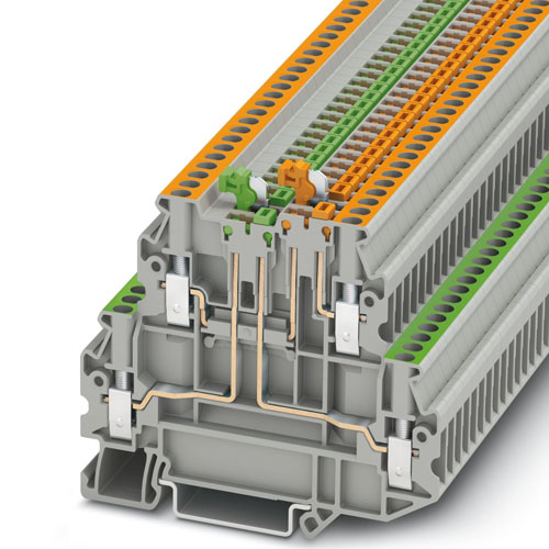 PHOENIX CONTACT - UTT 2,5-2MT-P/P - Knife-disconnect terminal block