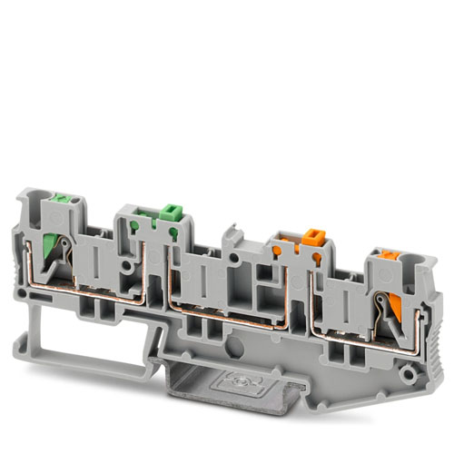 PHOENIX CONTACT -  PT 2,5-2MTB - Knife-disconnect terminal block