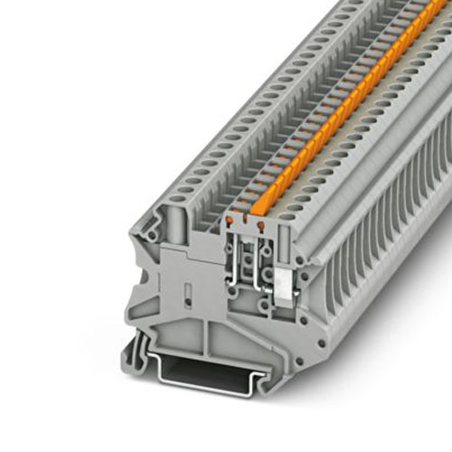 PHOENIX CONTACT -  UT 4-MTL-P/P - Knife-disconnect terminal block