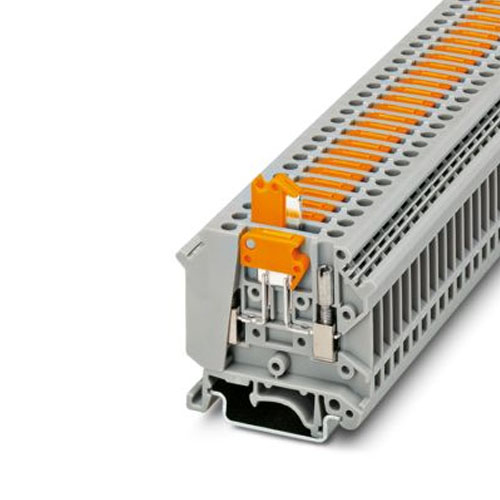 PHOENIX CONTACT -  UK 5-MTK-P/P RD - Knife-disconnect terminal block