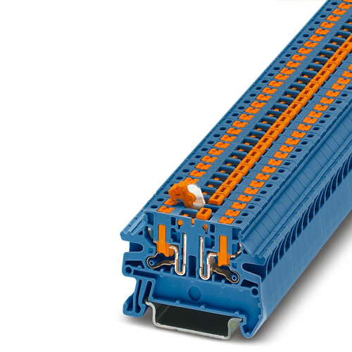 PHOENIX CONTACT -  PTVC 2,5-MT BU - Knife-disconnect terminal block