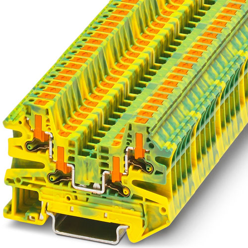 PHOENIX CONTACT - PTV 2,5-QUATTRO-PE - Ground terminal