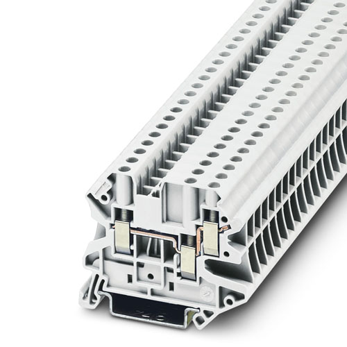 PHOENIX CONTACT -  UT 4-TWIN WH - Feed-through terminal block