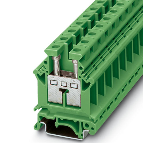 PHOENIX CONTACT - UK 16 N GN - Feed-through terminal block
