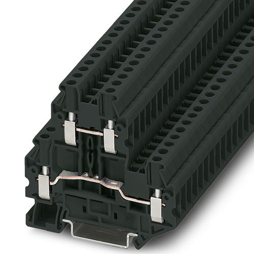 PHOENIX CONTACT -  UTTB 2,5 BK - Double-level terminal block