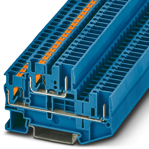 PHOENIX CONTACT - PTTB 2,5/2P BU - Double-level terminal block