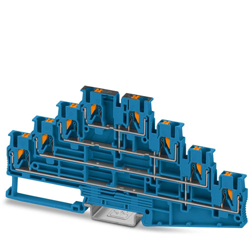 PHOENIX CONTACT - PT 2,5-4PV BU - Multi-level terminal block