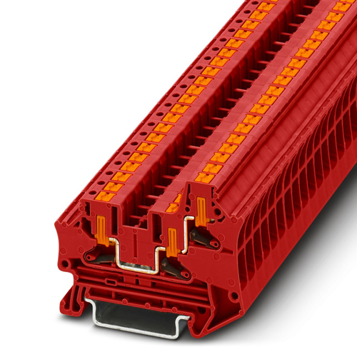 PHOENIX CONTACT - PTV 4-TWIN RD - Feed-through terminal block
