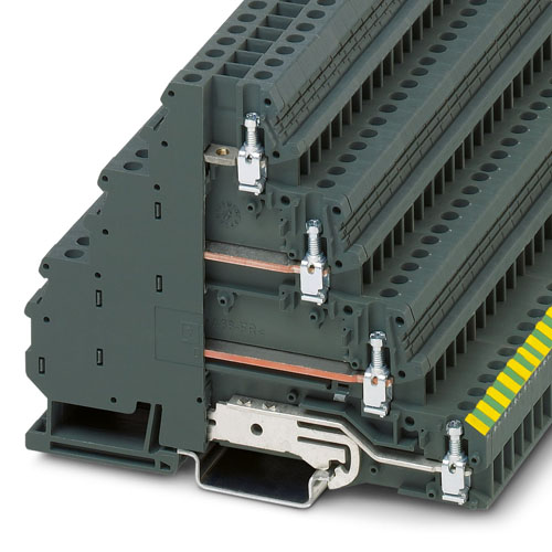 PHOENIX CONTACT -  TB 4-PE/3L I - Motor connection terminal block