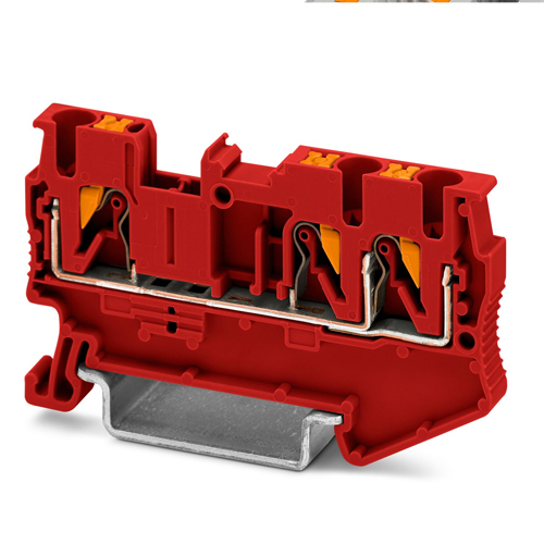 PHOENIX CONTACT - PT 2,5-TWIN RD - Feed-through terminal block