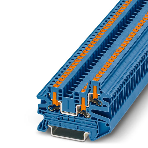 PHOENIX CONTACT - PTV 2,5-TWIN BU - Feed-through terminal block