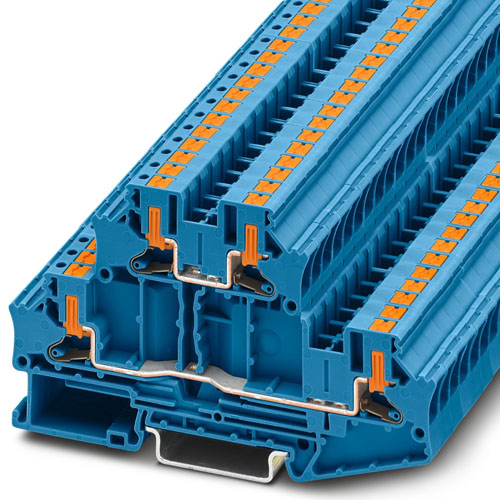 PHOENIX CONTACT -  PTTBV 4 BU - Double-level terminal block