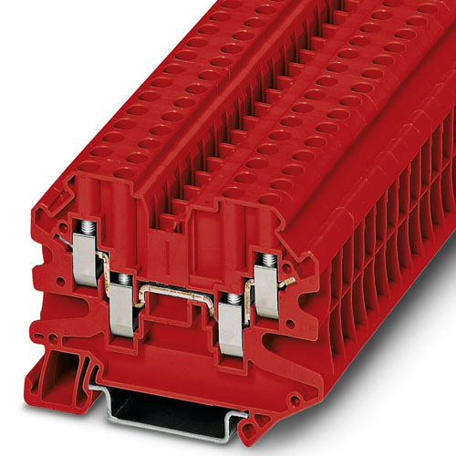 PHOENIX CONTACT - UT 4-QUATTRO HV RD - Four-conductor universal terminal block