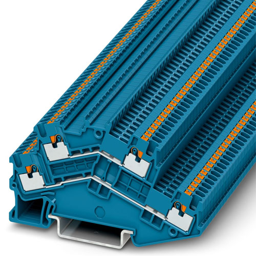 PHOENIX CONTACT -  PTTBS 1,5/S BU - Double-level terminal block