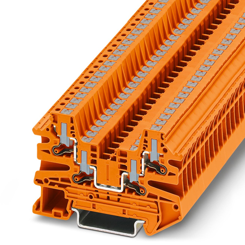 PHOENIX CONTACT -  PTV 2,5-QUATTRO OG - Feed-through terminal block