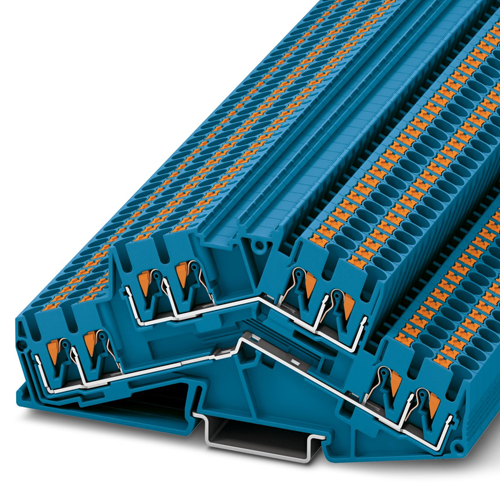 PHOENIX CONTACT- PTTBS 2,5-QUATTRO BU - Double-level terminal block