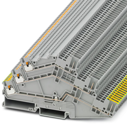 PHOENIX CONTACT -  PTS 1,5/S-PE/L/L/3P - Multi-level terminal block