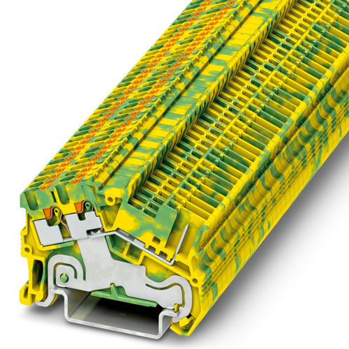 PHOENIX CONTACT -  PTS 1,5/S-TWIN/1P-PE - Ground terminal