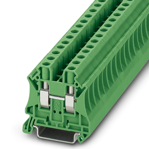PHOENIX CONTACT -  UT 6 GN - Feed-through terminal block