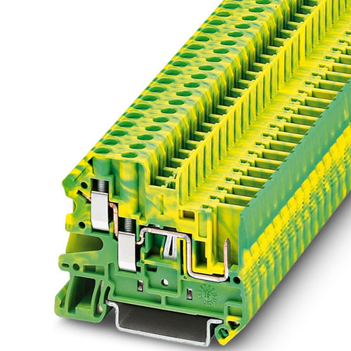 PHOENIX CONTACT - UT 4-TWIN/ 1P-PE - Ground terminal