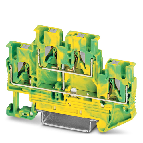 PHOENIX CONTACT - TBP 2,5/2L-PE - Protective conductor double-level terminal block