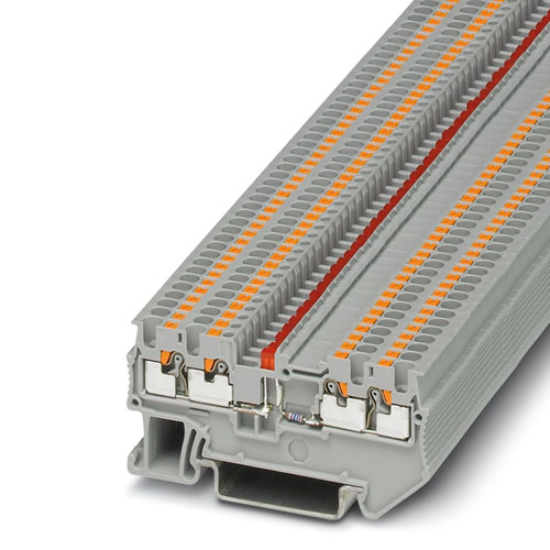 PHOENIX CONTACT -  PT 1,5/S-QUATTRO-LA 24 RD - Feed-through terminal block