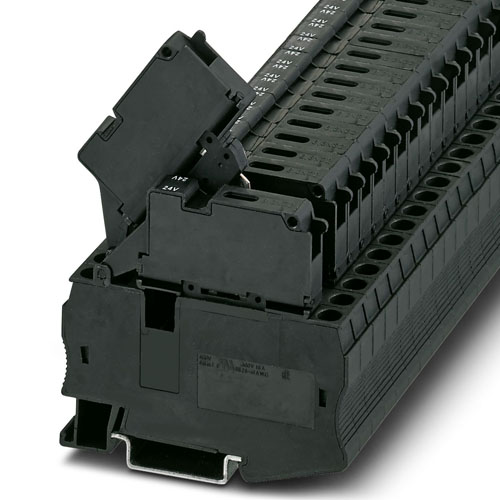 PHOENIX CONTACT - ST 4-HESILED 24 (6,3X32) - Fuse modular terminal block