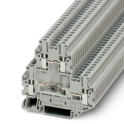 PHOENIX CONTACT - UTTB 2,5-DIO/UL-UR - Component terminal block