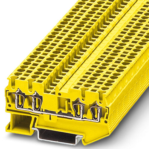 PHOENIX CONTACT - ST 2,5-QUATTRO YE - Feed-through terminal block