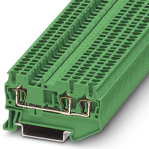 PHOENIX CONTACT - ST 1,5-TWIN GN - Feed-through terminal block