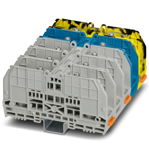 PHOENIX CONTACT - RBO 8-3L/N/FE - Bolt connection terminal block