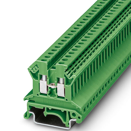 PHOENIX CONTACT - UK 2,5 N GN - Feed-through terminal block