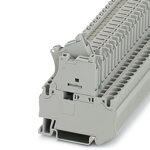 PHOENIX CONTACT - ST 4-HESI (5X20) GY/GY - Fuse modular terminal block