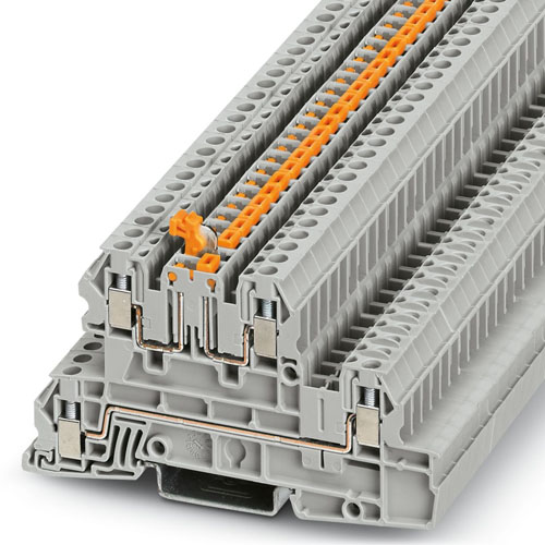 Phoenix Contact Installatieetageklem UTI 2,5-L/L - 50 Stuks - Compacte En Betrouwbare Bekabelingsklemmen