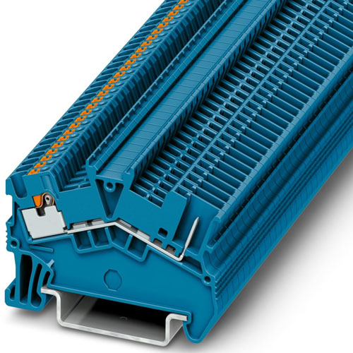 Phoenix Contact - PTS 1,5/S/1P BU - Feed-through terminal block