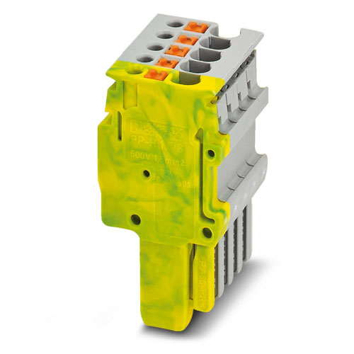 Phoenix Contact - PP-H 1,5/S/5 (1GNYE/4GY) - Plug